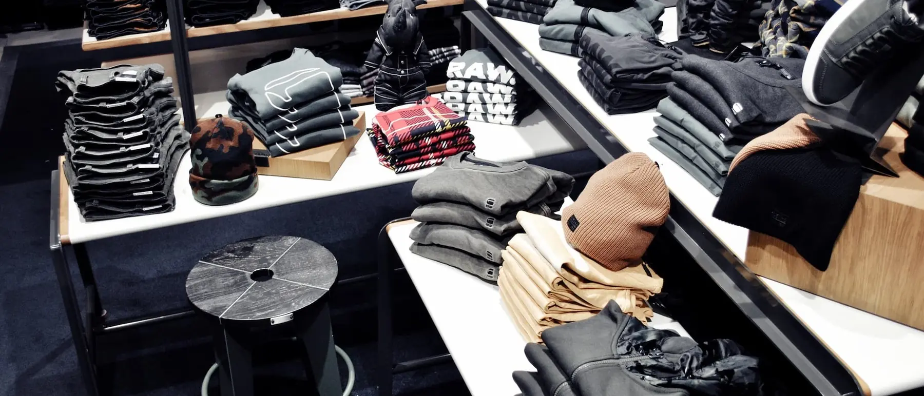 Espace de vente d’une boutique Palace Fashion